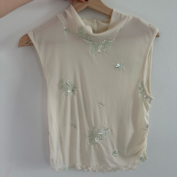 Free People mesh top, size: M - Picture 2 of 4